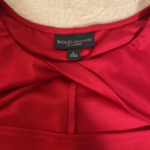 NWT vivid raspberry bold element pencil dress size large - Picture 4 of 4